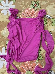 Partywear Top With Fringes