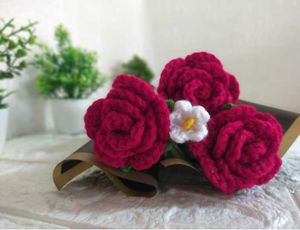 Crochet rose Flower Bouquet