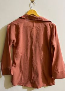 Salmon Button-Down Shirt