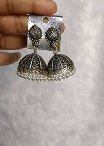 Beautiful Oxidized Jumkas