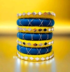 Yello Blue Bangles 💙💛