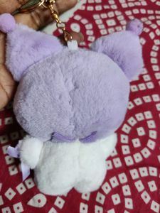 Kuromi Plush Keycharm