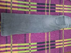 dress berry Grey Wide Leg Jeans