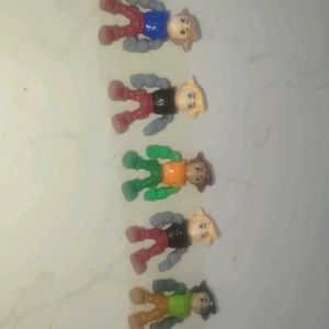 Anime Character Figures - Set of 5