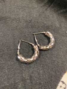 Silver Hoop Earrings