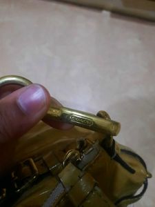 Coach Madison Patent Leather Satchel