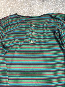 Striped Long Sleeve Top