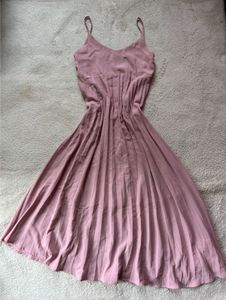 Asymmetrical Baby Pink Dress