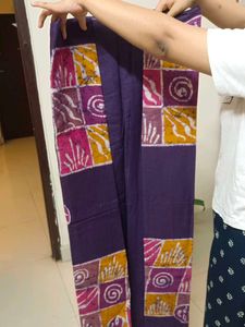 Batik Print Saree