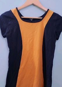 Stylish Two-Tone Dress