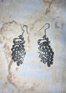Peacock Dangle Earrings