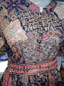 Printed Gown