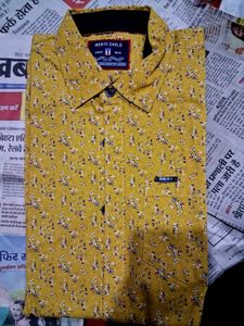 Monte Carlo Mustard Floral Shirt