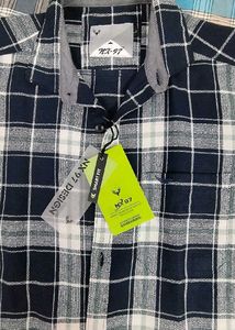 US Imported Rare Textured Plaid Flannel Shirt