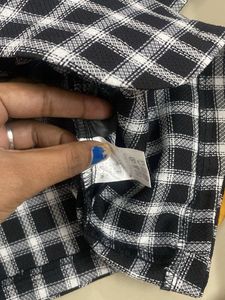 Plaid Blazer/ cute koren style top