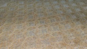 Gold Embellished Net Fabric