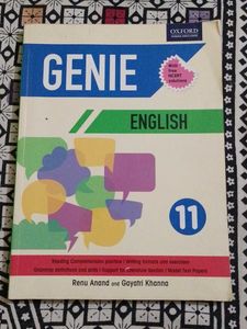 Oxford Genie English Class 11 with Free NCERT Sol.