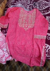 Cotton Kurta Set
