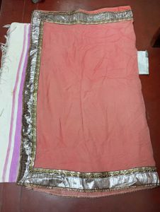 Peach Dupatta