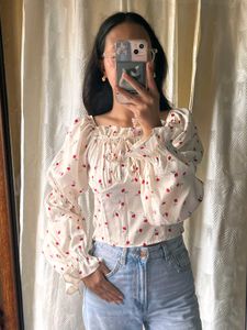 Floral Print Blouse