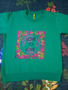 Green Graphic Sweatshirt