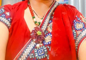 Beautiful Red Festival Saree.