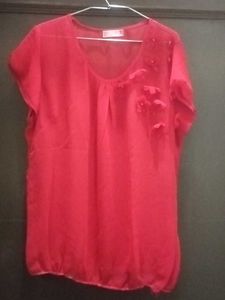 🎀Raakhi Sale🎀 Red Floral Top