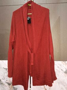 Sale 🎊🎆🎄🎉made in italy Burgundy Knit Cardigan