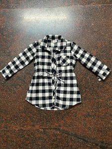 Black And White Girls Frock