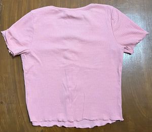 Pink Crop Top