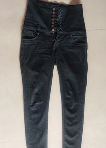 Denim Black High Rise Jeans