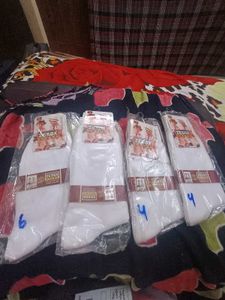White Socks - Pack of 4 unused new