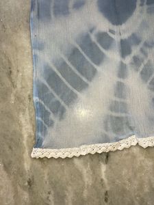 Blue Cotton Embroidered Kurta Set