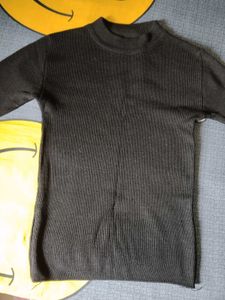 women fitted woolen top