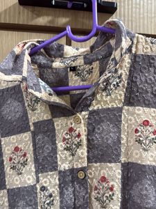 Floral Print Kurta