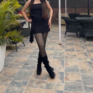 Elegant Black Mini Dress