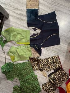 Assorted Sari Blouses - Set of 4