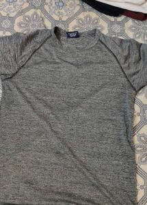 Gray Athletic T-Shirt ,Gym T-sports t-shirts for w