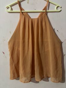 Flowy Orange Tank Top