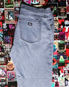 Gray Denim Jeans