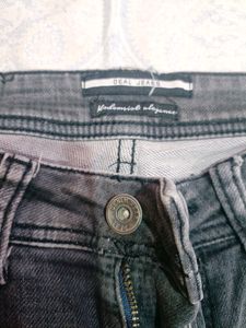 Charcoal Deal Slim Fit Jeans