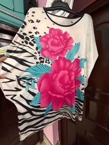 Funky Floral Print Dress