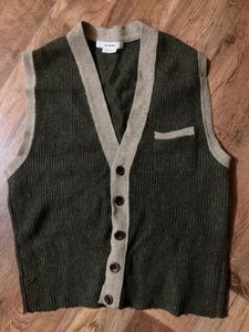 Olive Sweater Vest