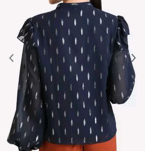 Kazo Navy Blue Top