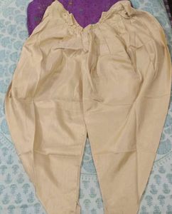 Purple Paisley Indo West Kurta &amp; Balloon Bottom