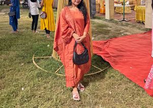 Pure Silk three piece kurta set 🫶🏻🥰