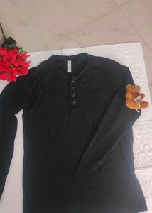 Black Full Hand Tshirt