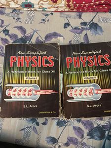 Sl Arora Physics Volume1 And 2 For 12th