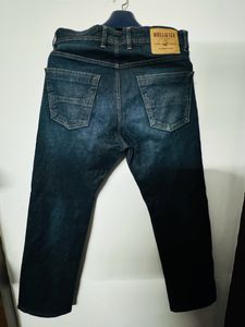 Dark Blue Straight Jeans