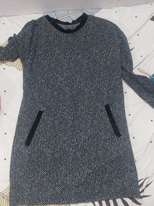Textured Knit Mini Dress